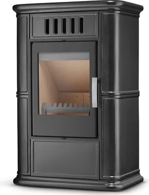 Zdjęcie produktu dla Piec kominek kaflowy piecyk koza wkład kominkowy OLBIA Grey 6,3 kW CDP