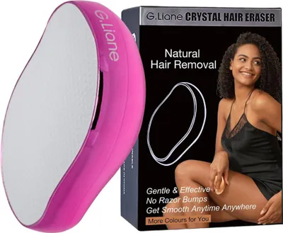 Produktbild von Magic G.Liane Kristall Haarradiergummi für Männer und Frauen, Hautpeeling, schmerzlose Haarentfernung, Epilierer, Enthaarer