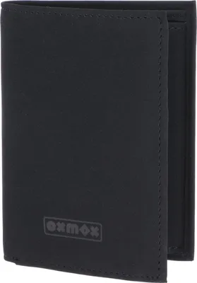 Produktbild von oxmox Geldbörse New Cryptan RFID Protect Kombibörse Pure Print Black Black schwarz