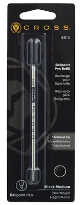 Image de Recharge pour stylo à bille Cross M/8513 noir