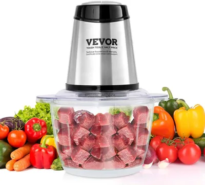 Immagine prodotto di Frullatore elettrico - 400W - 1,2 litri - Contenitore in vetro - Privo di BPA - Con 2 velocità - Lame a forma di "S"