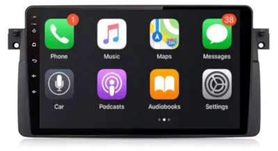 Zdjęcie produktu dla Radio Android do BMW E46 / 9 cal / Carplay Android Auto Wi-Fi Bluetooth
