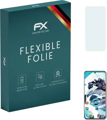 Produktbild von atFoliX FX-ActiFleX 3x Schutzfolie kompatibel mit Honor 90 Folie