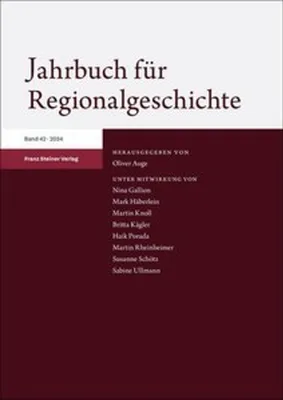 Obrázok produktu pre Jahrbuch für Regionalgeschichte 42 (2024)