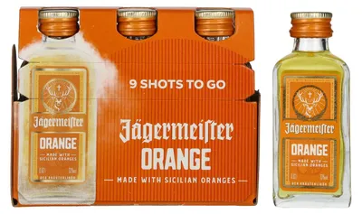 Produktbild von Jägermeister Orange 33% Vol. 9x0,02l