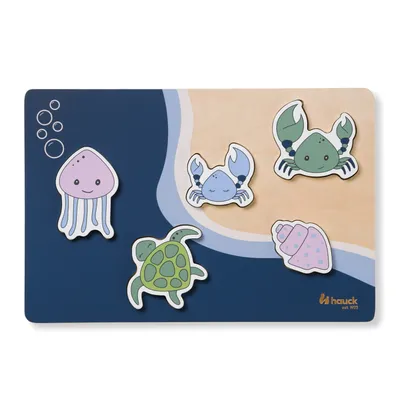 Obrázek produktu pro Hauck Puzzle N Fit Sea, 1 rok/roky, Dřevo, Vícebarevný