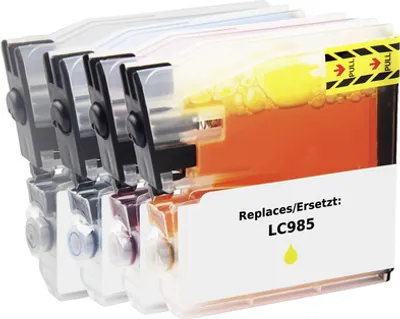 Obrázek produktu pro Renkforce RF-5718884, Černá, Azurová, Purpurová, Žlutá, 4 kusů, 300 str., 300 str., Kombinované balení