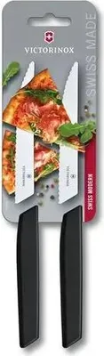 Produktbild von Victorinox Swiss Modern, Steakmesser, Einteilige Konstruktion, 12 cm, Edelstahl, Edelstahl, Schwarz