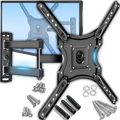 Produktbild von TV-Wandhalterung Wandhalter LCD LED VESA 32 - 55 zoll Fernseher Neigbar Schwenkbar TV Fernsehhalterung bis 400x400 Universal Schwarz Retoo