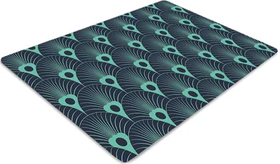 Obrázek produktu pro Ochranná rohož na podlahu - Ochranná rohož na židle - Podlahová rohož - 100x70 cm - Neonový design