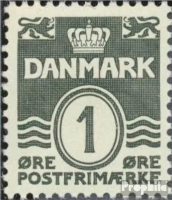 Produktbild von Briefmarken Dänemark 1933 Mi 195I gestempelt Wellenlinien