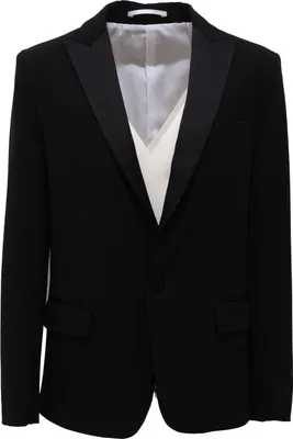 Zdjęcie produktu dla 5983AB giacca bimbo BOY DSQUARED2 czarna wełniana kurtka