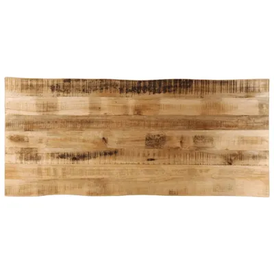 Zdjęcie produktu dla Blat stołu z naturalną krawędzią, 140x60x2,5 cm, drewno mango