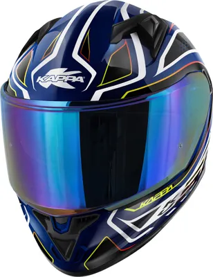 Produktbild von KAPPA KV56 Neon integralhelm mattschwarz blau größe S