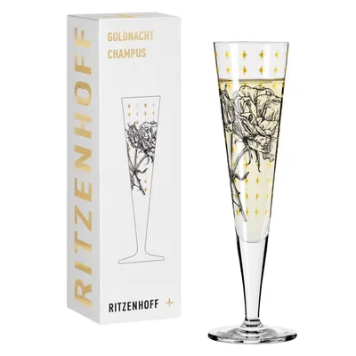 Produktbild von Goldnacht Champagnerglas #30 Von Lisa Hofgärtner