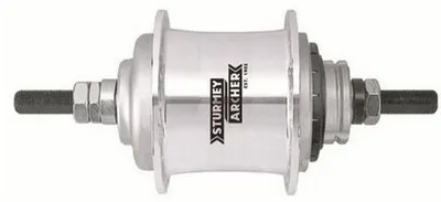 Obrázok produktu pre 3-rýchlostný prevodový náboj Sturmey Archer S-RF3 freehub - 36 otvorov - strieborný