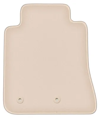 Produktbild von DURBAN Beige Velours-Fahrerfußmatte für Ford Mustang MK6 Coupé (2014-)