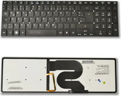 Produktbild von Tastatur für Acer 8971 mit Backlight Beleuchtung Keyboard DE
