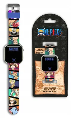 Zdjęcie produktu dla Cyfrowy Zegarek LED dziecięcy dla dziecka nastolatka One Piece OnePiece / OP00005