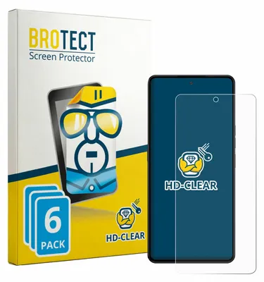 Produktbild von 6x Für Gigaset GS6 Pro (case-friendly) Schutzfolie BROTECT Displayschutz Display Schutz Folie Klar Transparent