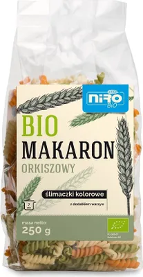Produktbild von -TEIGWAREN (DREIFARBIGER DINKEL) – SCHNECKENFORM 250 g – NIRO