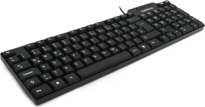 Zdjęcie produktu dla Klawiatura Omega OK-05 QWERTZ DE USB Czarna kompaktowa klawiatura PC