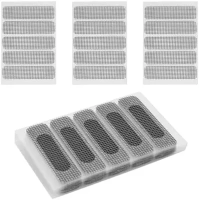 Produktbild von FRUHLING 120 Stück Fliegengitter Fenster Reparatur Selbstklebend Glasfaser Reparatur Insektenschutz Moskitonetz Reparaturflicken Tür Fenstergitter Patch für Fenster Tür Loch von Fliegengitter
