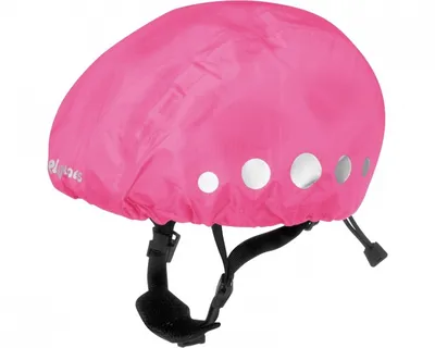 Produktbild von Regenabdeckung Fahrradhelm Polyester Rosa Größe S