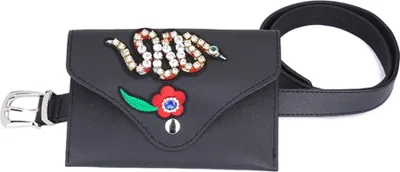 Produktbild von Gürteltasche Bauchtasche mit Gürtel Designer Hüfttasche Schlange