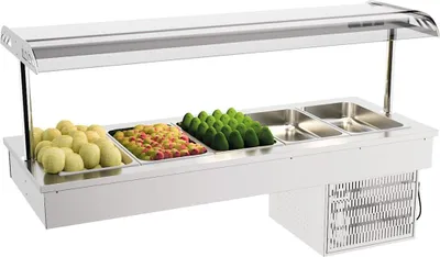 Obrázek produktu pro Vestavná lázeňská lázeň Combisteel s 5xGN1/1 nerezovou ocelí