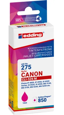 Produktbild von Tintenpatrone EDD-275 ersetzt Canon CLI-526M