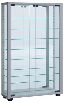 Zdjęcie produktu dla Szklana obudowa wisząca | Wyświetlacz szklany z bezpiecznym szkłem ESG | Wymiary ok. H. 115 xx W. 59 x D. 18 cm| Wiszące szkło szafki | Nowoczesne i oszczędne miejsce | Szklana szafka ekspozycyjna - Vitrosa Maxi Mirror