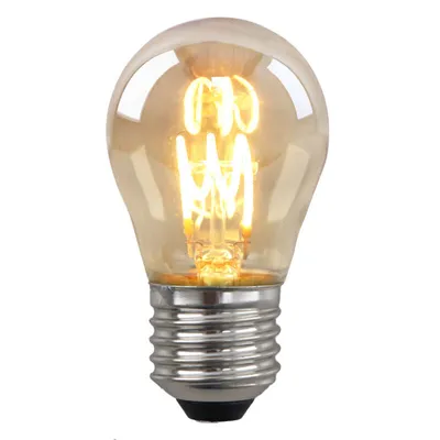 Produktbild von Olucia - TUELO - LED-Filamentlampe, E27 - 4W - 2200K - Dimmbar - Bernstein