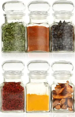 Image de Orion Bocal à épices pour conserver les épices 150 ml, 6 pièces