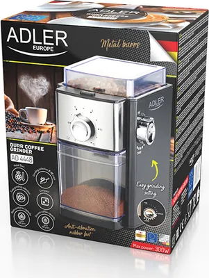 Obrázok produktu pre Adler AD 4448 Mlynček na kávu 300 W čierny