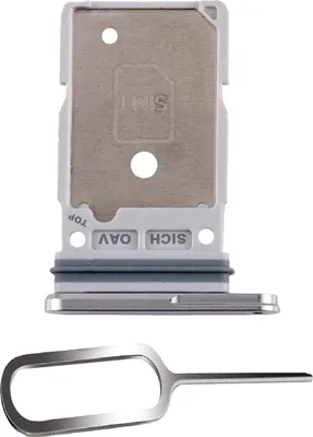 Produktbild von Samsung Galaxy S25 Ultra 5G Sim Karten Halter Tray Adapter Fach Stecker Slot Nadel Pin Dual Titanium Whitesilver