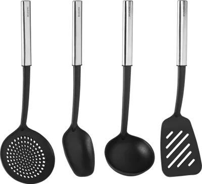 Obrázek produktu pro Brabantia 260285, 4 kusů, Černá, Saténová ocel