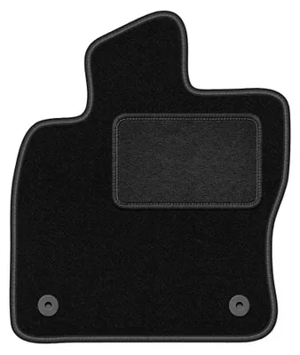 Image de Tapis conducteur en moquette pour Skoda Karoq 2017- (crossover) – 1 pièce, noir, sur mesure – Wielganizator LUX