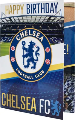 Image de Chelsea FC - Carte d'Anniversaire "Musical" - Carton TA12453 (Taille Unique) (Bleu/Blanc)