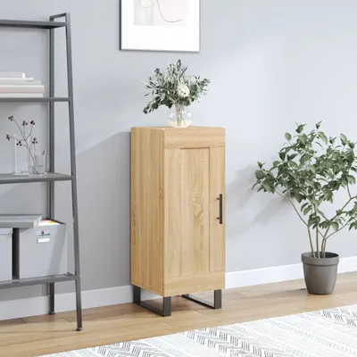 Produktbild von [Home] Sideboard Sonoma-Eiche 34,5x34x90 cm Holzwerkstoff , Neue Mode 2024 im häuslichen Leben