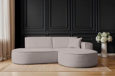Produktbild von Kaiser Möbel Ecksofa Designer MODENA STUDIO stoff Artico Beige Rechts