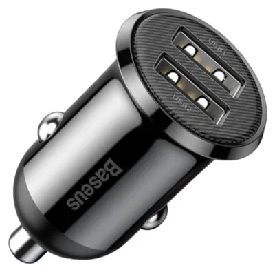 Obrázek produktu pro Baseus CCALLP-01 2XUSB 4,8A nabíječka do auta 2 x USB černá