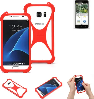 Produktbild von K-S-Trade Handy-Hülle kompatibel mit Emporia SMART.2 Schutz-Hülle Bumper Silikon Schutz Hülle Cover Case Silikoncase Silikonbumper TPU Softcase