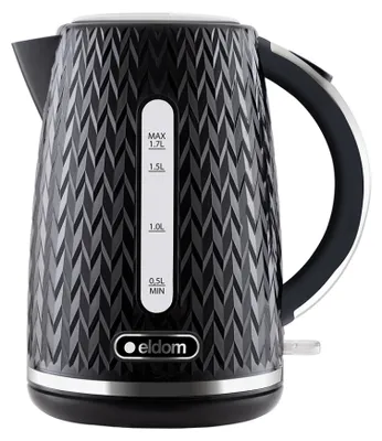 Immagine prodotto di Bollitore elettrico senza fili C260 NELO nero ELDOM 1,7 L