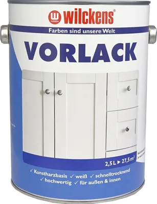 Produktbild von Wilckens Vorlack, 2,5 l, Weiß
