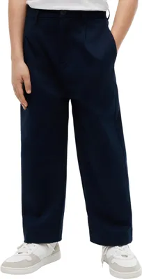 Immagine prodotto di Pantaloni chino da bambino Tommy Hilfiger, modello baggy con pieghe, vestibilità ampia, colore blu (blu notte)