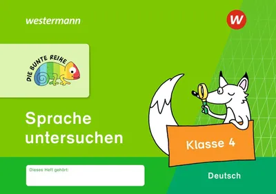 Immagine prodotto di DIE BUNTE REIHE - Deutsch. Klasse 4. Sprache untersuchen