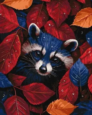 Produktbild von Malen nach Zahlen – Herbstlicher Wald, 40x50 cm – Ideyka