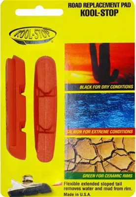 Produktbild von Kool-Stop Bremsgummi Road -Campa-, R3 salmon
