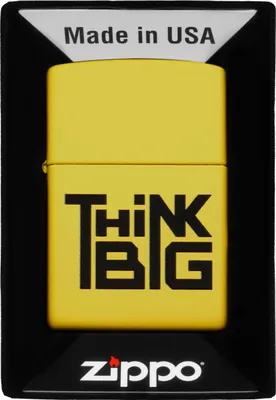 Produktbild von Feuerzeuge ZIPPO THINK BIG DESIGN 60007284